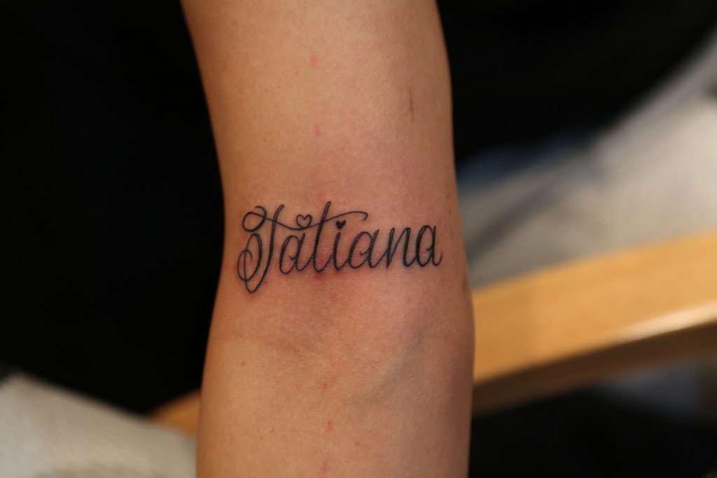 Sydney Script tattoo