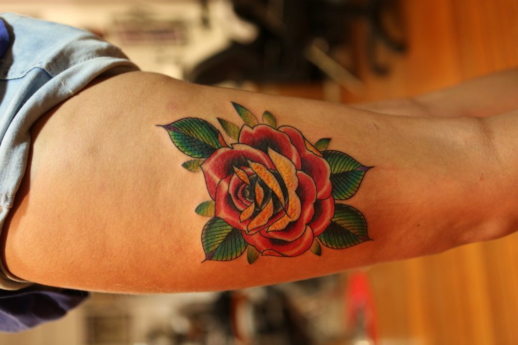 Authentink Rose tattoo