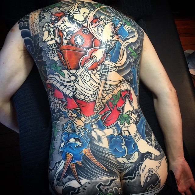 back piece tattoo kian forreal