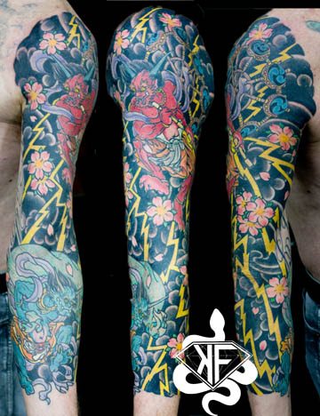 Raijin Tattoos Meanings Tattoo Designs  Ideas