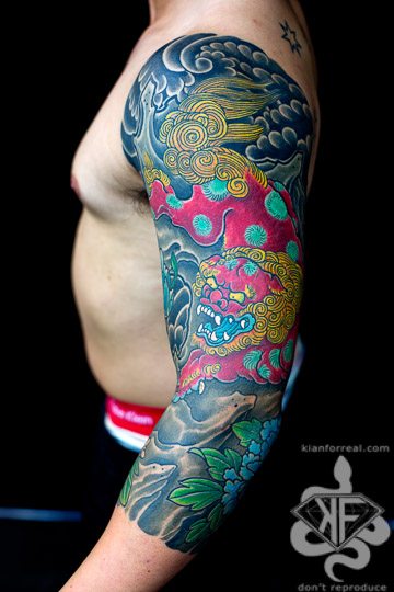 Foo Dog Tattoo Shishi Dog Tattoo Authentink Foo Dog Tattoo Shishi Dog Tattoo Authentink