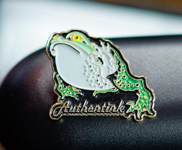 Authentink Frog Pin
