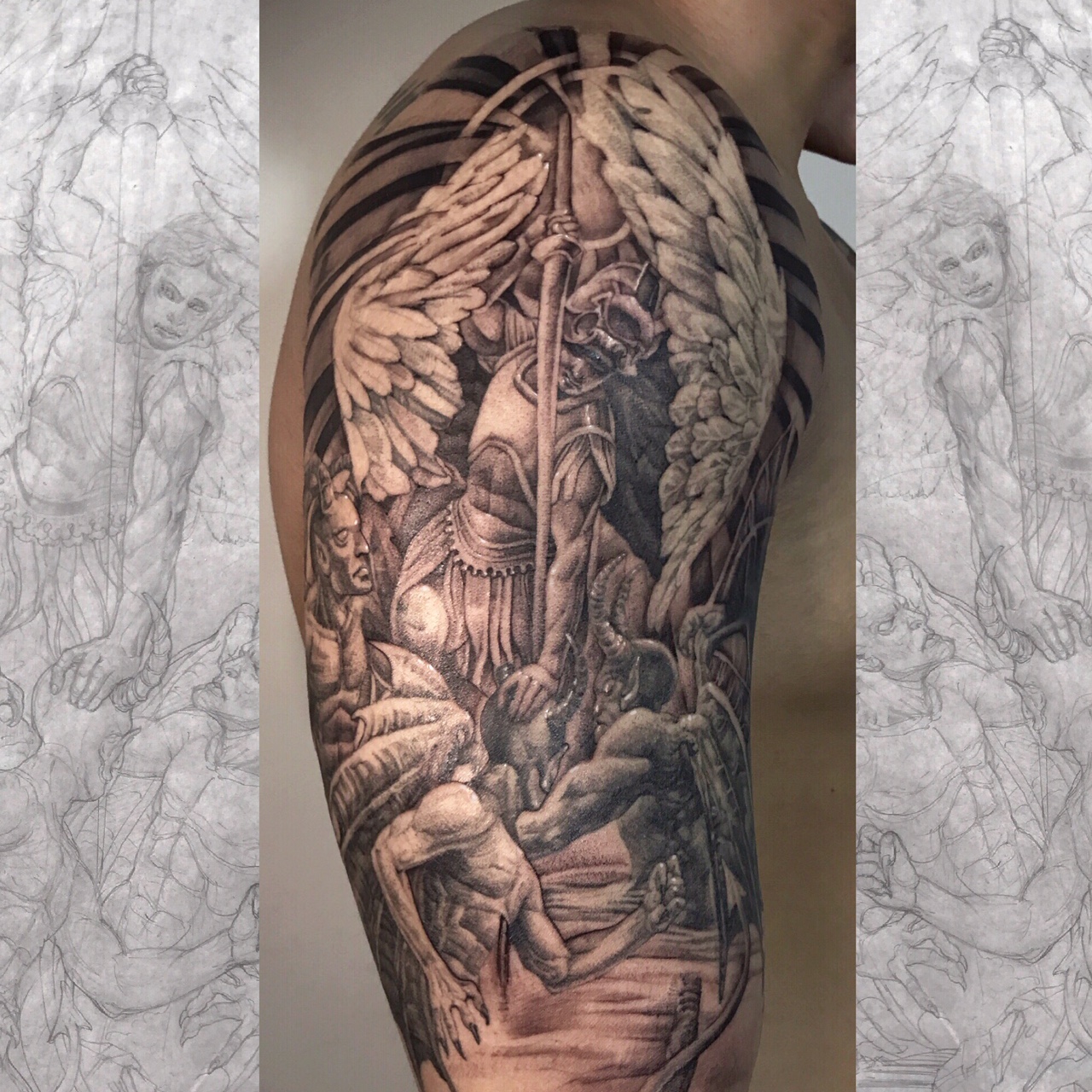 100 Saint Michael Tattoos That You Shouldnt Miss