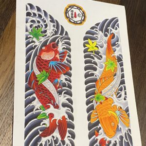 Double Koi Munewari Print