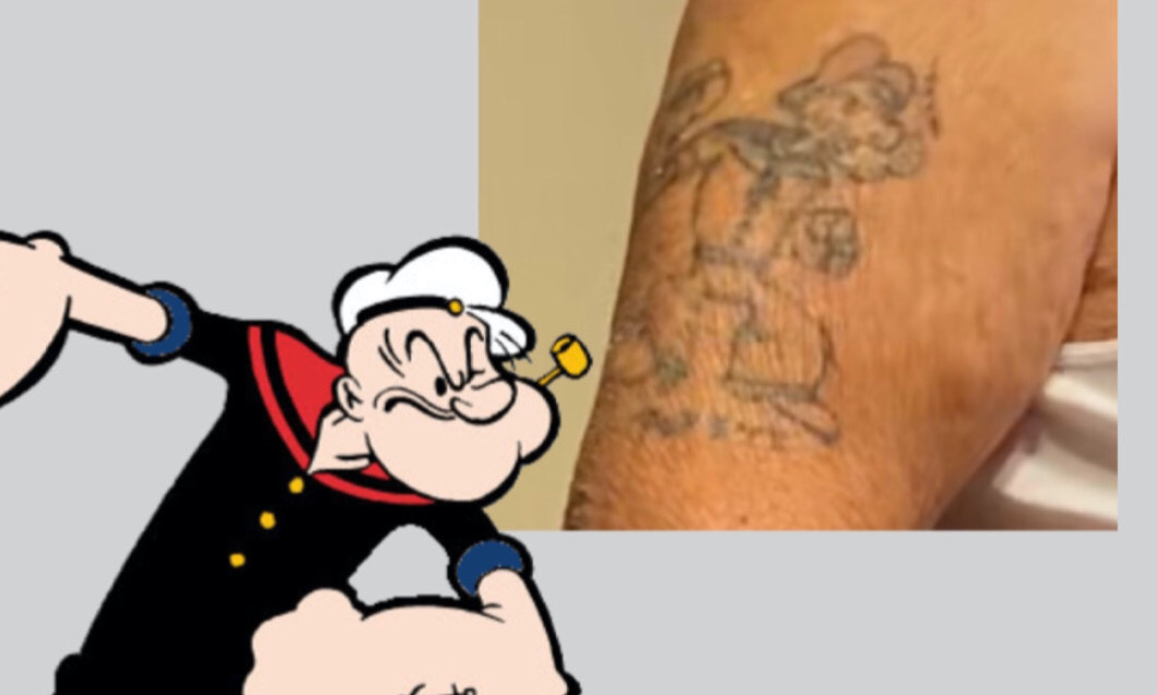 Tattooed Popeye