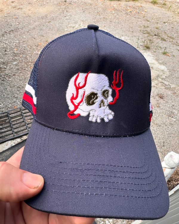 Japanse Skull -  Embroidered Cap