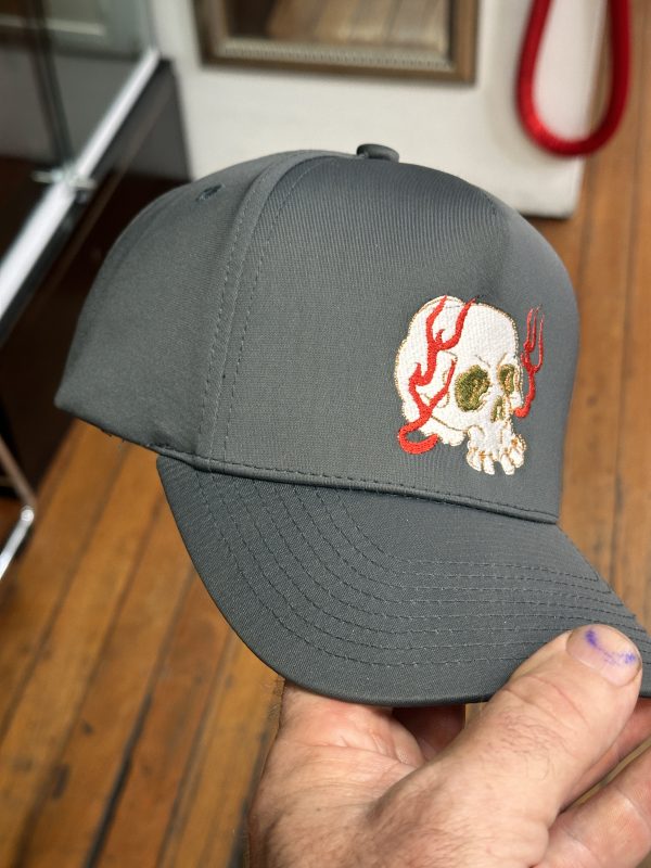 Japanse Skull -  Embroidered Cap - Image 6