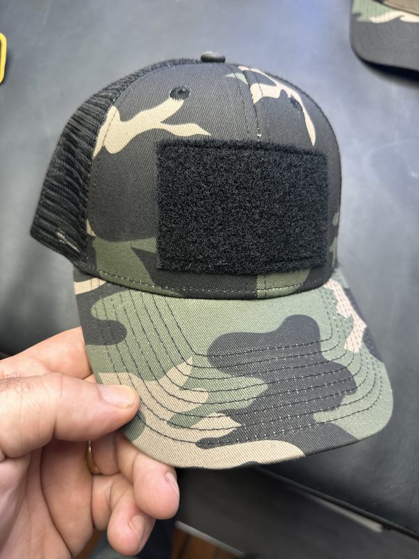 Apocalypse Social Club Camo - Hook & Loop with ONE Embroidered Patch Cap - Image 2