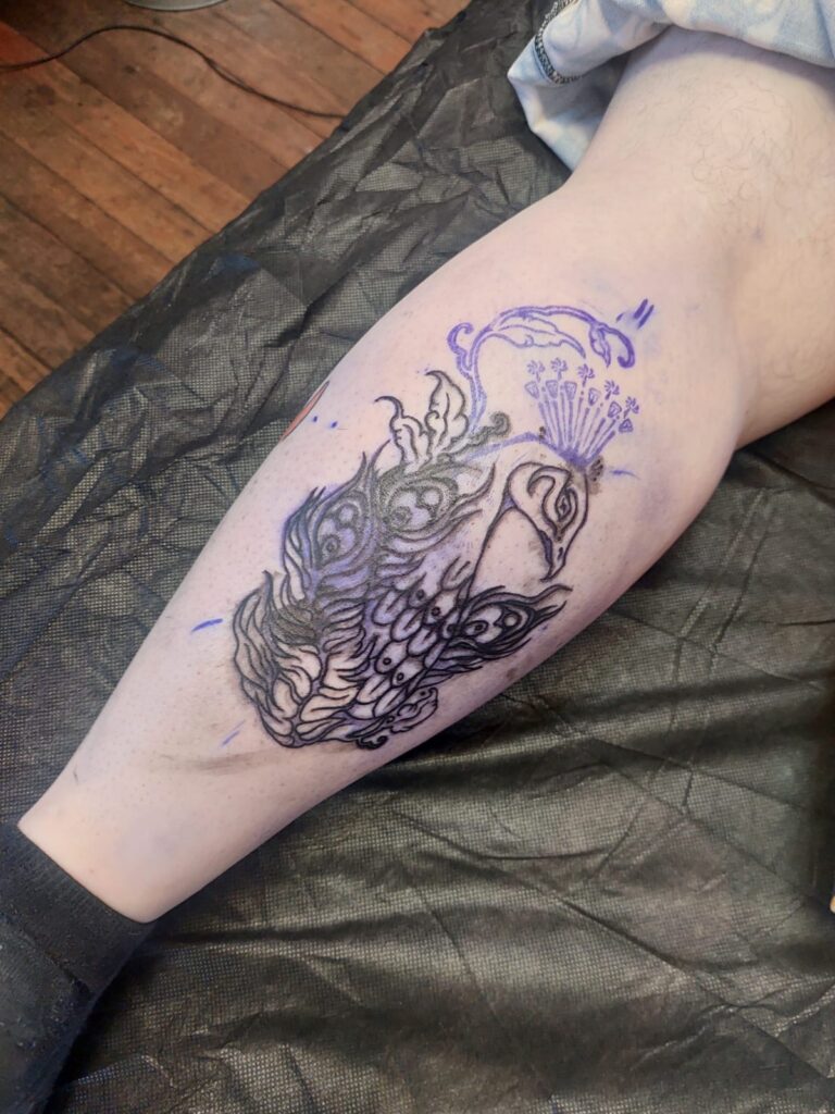 PEACOCK TATTOO WITH KAEDE 7 3915d292 531f 40ec b04d 30264b860a33