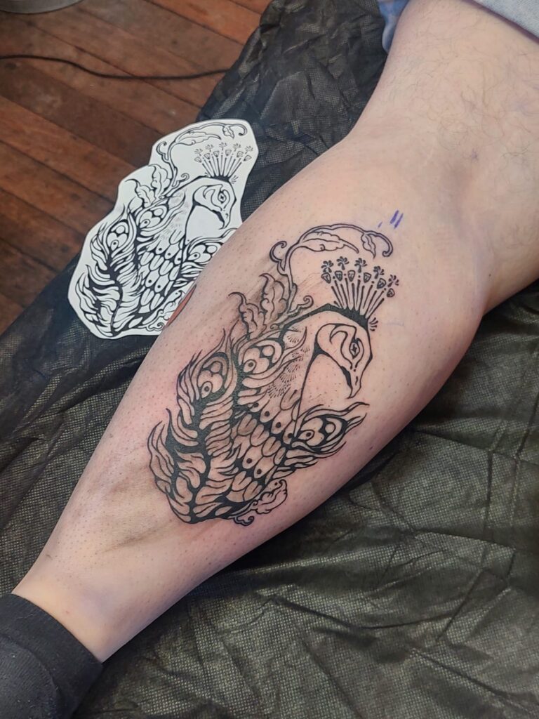 PEACOCK TATTOO WITH KAEDE 9 4416607f 638e 4df9 b587 4772186a8d29