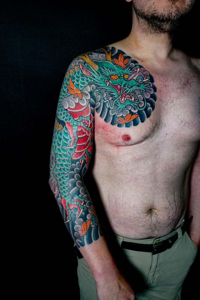 dragon sleeve japanese tattoo cost in Sydney