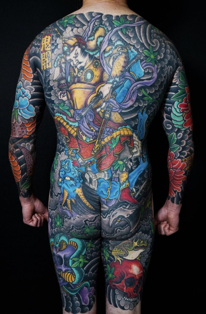 How a Japanese Bodysuit Tattoo Is Planned — And Why It Takes Years 2 japanese bodysuit of a lucky god